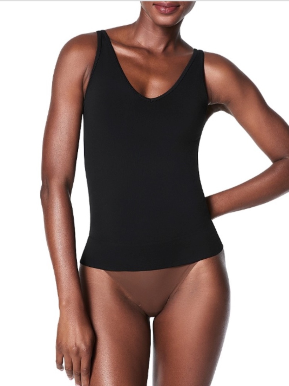Spanx Women's Everyday Seamless Shaping Tank Top Black Size S 12543